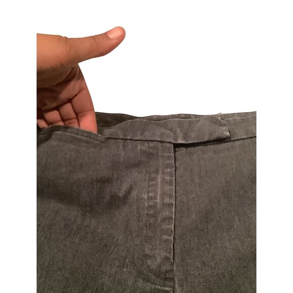 New York & Company Womens Grey Jeans High Rise Flared Size 12 RN 23243 Cotton - Picture 6 of 14